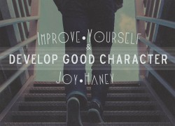 Improve Yourself and Develop Good Character improve