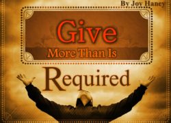 Give More Than Is Required (Entire Article) 6-featuredpic