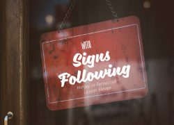 With Signs Following (Newsletter 4-4) HOP 1-11